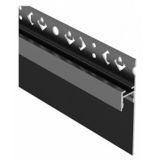 Алюминиевый профиль Arlight ARH-PLINTUS-50-FANTOM-3000 BLACK 052699