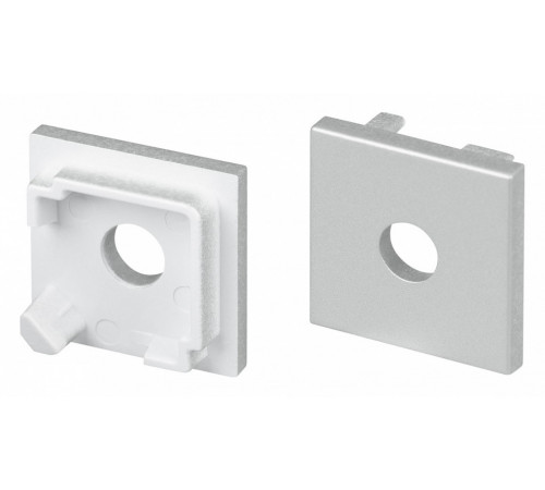 Заглушка Arlight SL-KANT-H16-S10 SQUARE с отверстием 053567 Заглушка Arlight SL-KANT-H16-S10 SQUARE с отверстием 053567