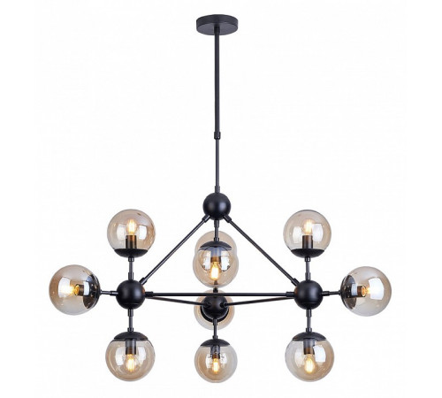 Подвесная люстра Arte Lamp Bolla A1664SP-10BK Подвесная люстра Arte Lamp Bolla A1664SP-10BK