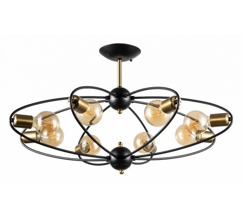 Люстра на штанге ARTE Lamp A1963PL-8BK