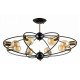 Люстра на штанге ARTE Lamp A1963PL-8BK