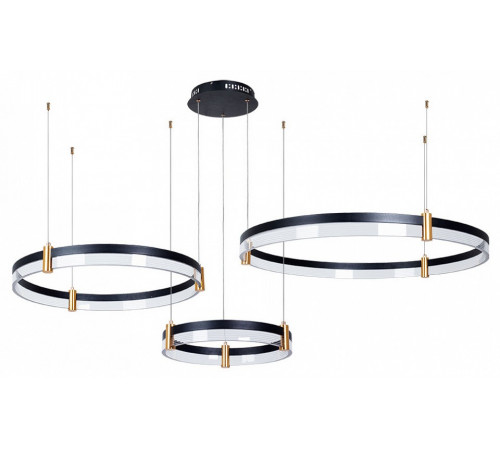 Подвесной светодиодный светильник Arte Lamp Mercury A2185SP-3BK