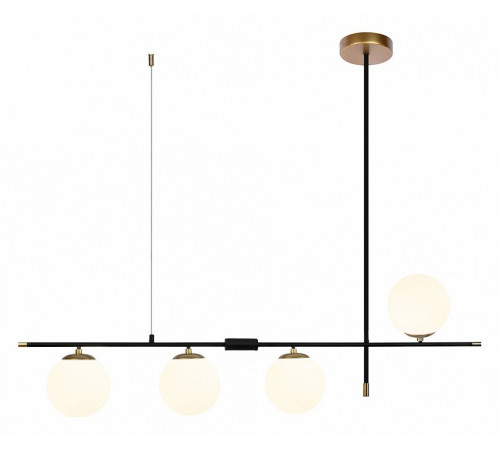Люстра на штанге Arte Lamp Arkab A2225SP-4BK Люстра на штанге Arte Lamp Arkab A2225SP-4BK