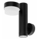 Уличный настенный светильник Arte Lamp Budapest A2362AL-2BK