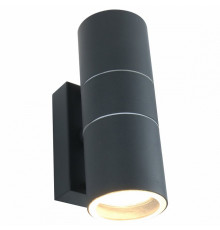 Уличный настенный светильник Arte Lamp Sonaglio A3302AL-2GY