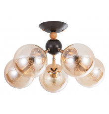 Потолочная люстра Arte Lamp Boston A4485PL-5BK