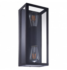 Уличный настенный светильник Arte Lamp Belfast A4569AL-2BK