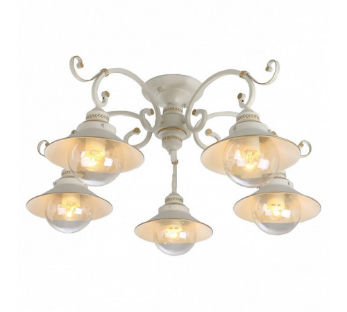 Потолочная люстра Arte Lamp 7 A4577PL-5WG Потолочная люстра Arte Lamp 7 A4577PL-5WG
