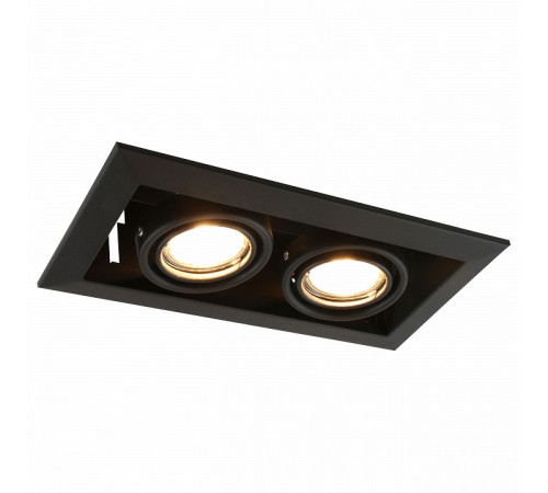 Встраиваемый светильник Arte Lamp Cardani Piccolo A5941PL-2BK Встраиваемый светильник Arte Lamp Cardani Piccolo A5941PL-2BK