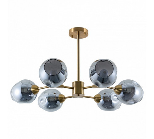 Люстра на штанге Arte Lamp Yuka Smoky A7759PL-6PB