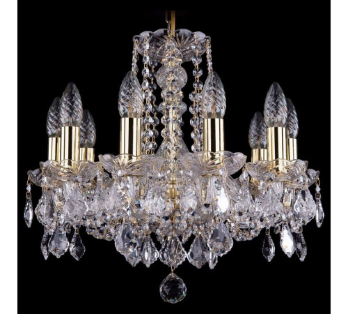Подвесная люстра Bohemia Ivele Crystal 1402/10/141 G Leafs