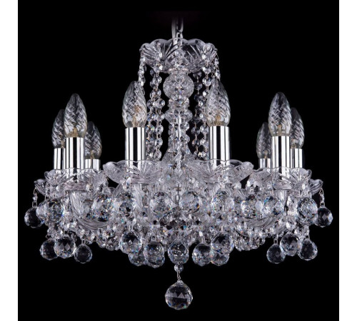 Подвесная люстра Bohemia Ivele Crystal 1402/10/141 Ni Balls