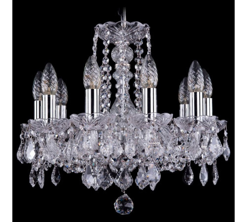 Подвесная люстра Bohemia Ivele Crystal 1402/10/141 Ni Leafs
