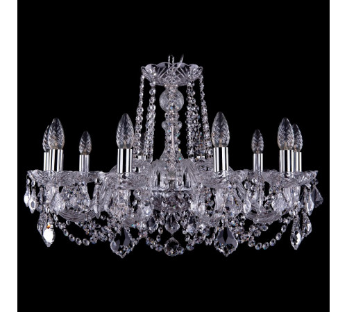 Подвесная люстра Bohemia Ivele Crystal 1402/10/240 Ni Leafs