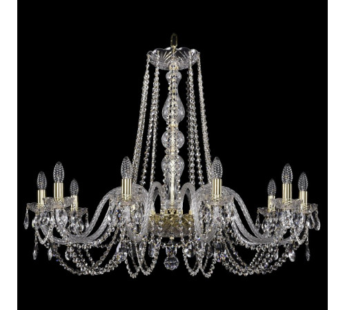 Подвесная люстра Bohemia Ivele Crystal 1402/10/360 G