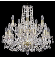 Подвесная люстра Bohemia Ivele Crystal 1402/10+5/195/2d G