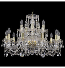 Подвесная люстра Bohemia Ivele Crystal 1402/10+5/240 G