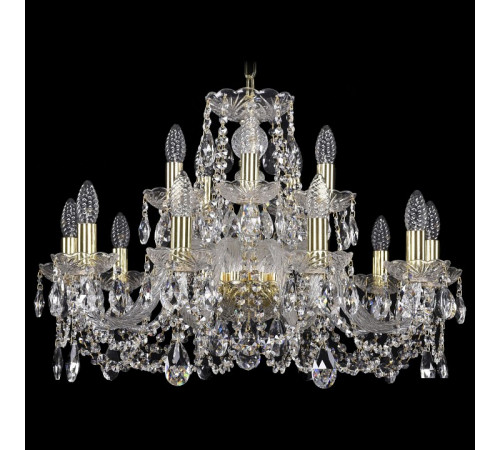 Подвесная люстра Bohemia Ivele Crystal 1402/10+5/240 G