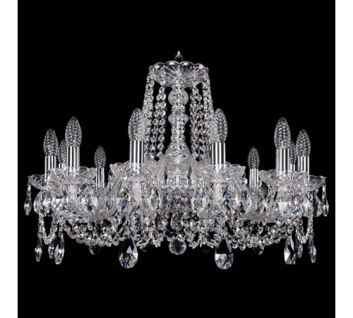 Подвесная люстра Bohemia Ivele Crystal 1402/12/240 Ni