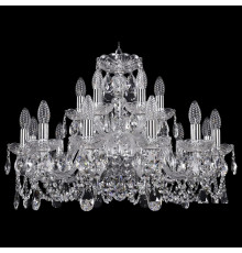Подвесная люстра Bohemia Ivele Crystal 1402/12+6/240 Ni