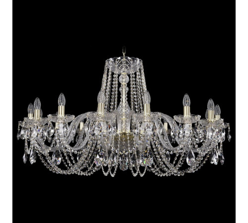 Подвесная люстра Bohemia Ivele Crystal 1402/16/400 G