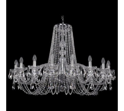 Подвесная люстра Bohemia Ivele Crystal 1402/18/400 Ni