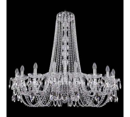 Подвесная люстра Bohemia Ivele Crystal 1402/18/400/h-105 Ni