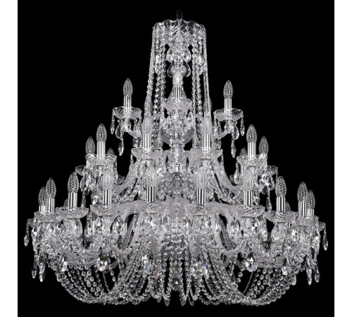 Подвесная люстра Bohemia Ivele Crystal 1402/20+10+5/360/3d Ni