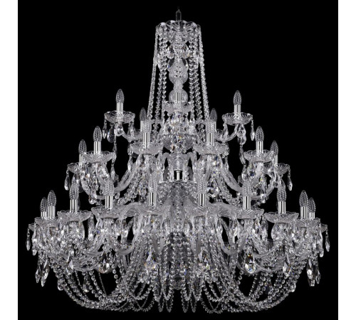 Подвесная люстра Bohemia Ivele Crystal 1402/20+10+5/400/3d Ni