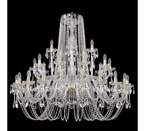 Подвесная люстра Bohemia Ivele Crystal 1402/20+10+5/460 G