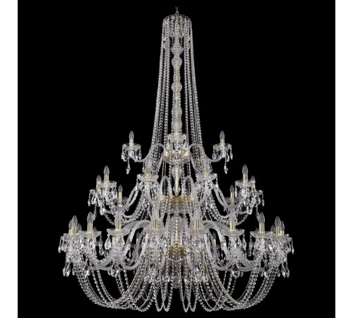 Подвесная люстра Bohemia Ivele Crystal 1402/20+10+5/530/h-206/3d G