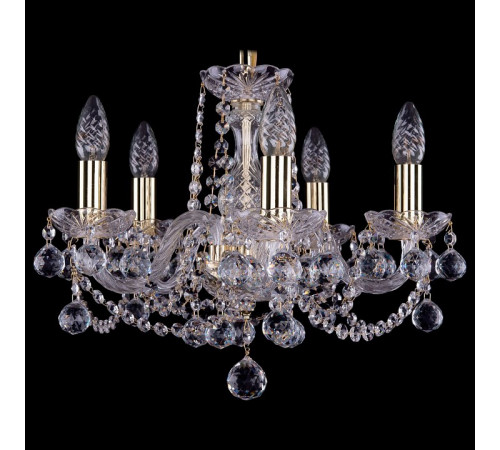 Подвесная люстра Bohemia Ivele Crystal 1402/5/141 G Balls tube