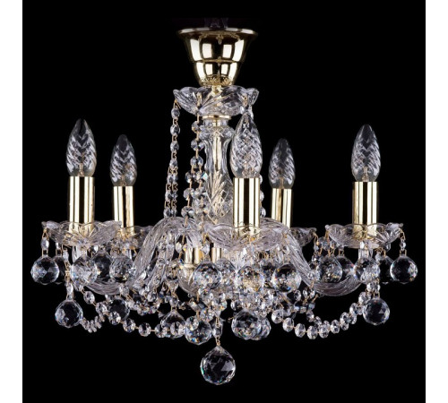 Подвесная люстра Bohemia Ivele Crystal 1402/5/141 G Balls tube