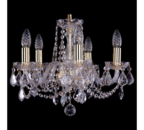 Подвесная люстра Bohemia Ivele Crystal 1402/5/141 G Leafs