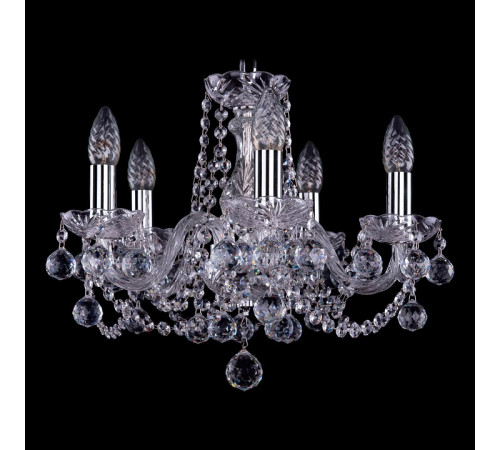 Подвесная люстра Bohemia Ivele Crystal 1402/5/141 Ni Balls
