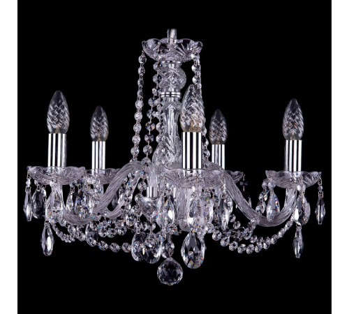 Подвесная люстра Bohemia Ivele Crystal 1402/5/160 Ni Подвесная люстра Bohemia Ivele Crystal 1402/5/160 Ni