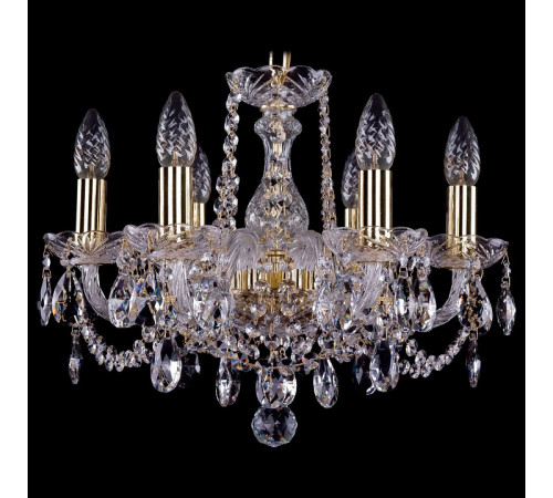 Подвесная люстра Bohemia Ivele Crystal 1402/6/141 G