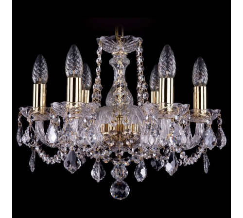 Подвесная люстра Bohemia Ivele Crystal 1402/6/141 G Leafs