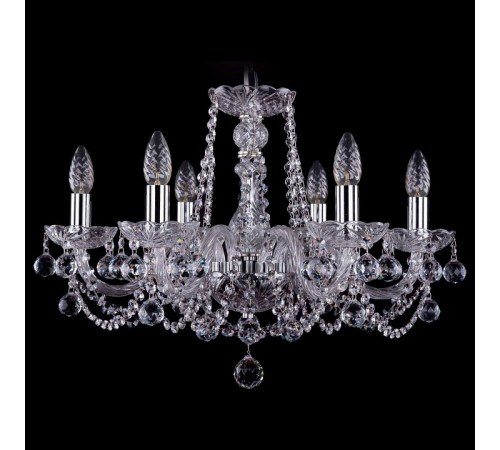 Подвесная люстра Bohemia Ivele Crystal 1402/6/195 Ni Balls