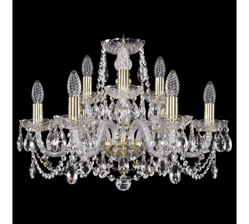 Подвесная люстра Bohemia Ivele Crystal 1402/6+3/195 G