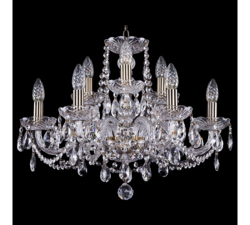 Подвесная люстра Bohemia Ivele Crystal 1402/6+3/195 Pa