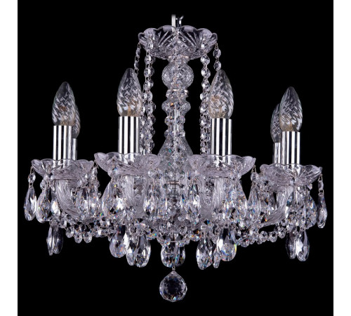 Подвесная люстра Bohemia Ivele Crystal 1402/8/141/h-57 Ni