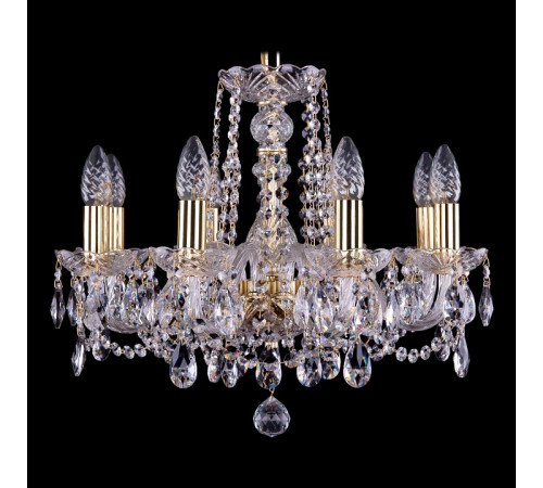 Подвесная люстра Bohemia Ivele Crystal 1402/8/160 G