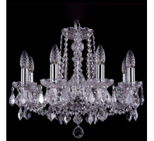 Подвесная люстра Bohemia Ivele Crystal 1402/8/160 Ni Leafs