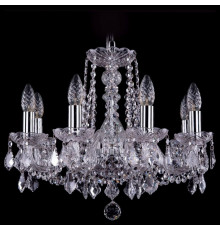 Подвесная люстра Bohemia Ivele Crystal 1402/8/160 Ni Leafs