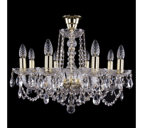 Подвесная люстра Bohemia Ivele Crystal 1402/8/195 G Balls tube Подвесная люстра Bohemia Ivele Crystal 1402/8/195 G Balls tube
