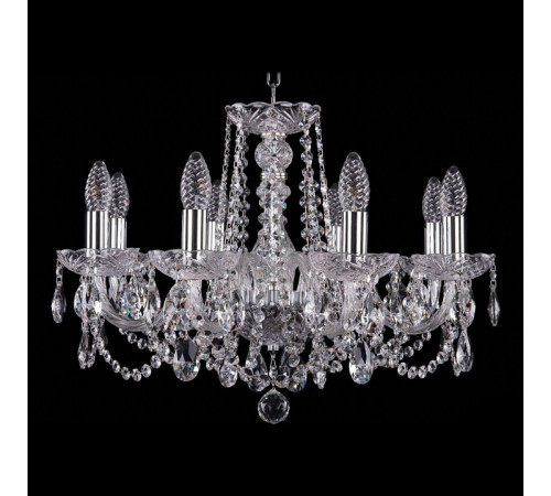 Подвесная люстра Bohemia Ivele Crystal 1402/8/195 Ni