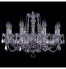 Подвесная люстра Bohemia Ivele Crystal 1402/8/195 Ni Leafs