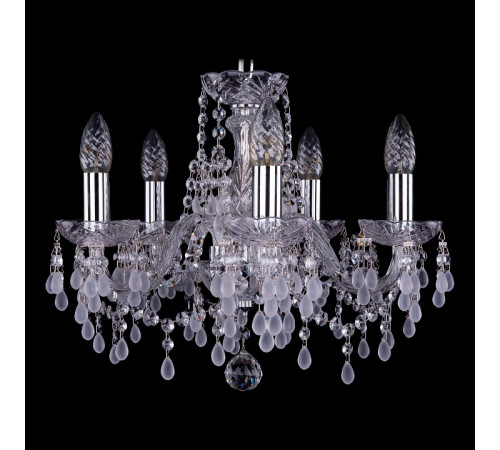 Подвесная люстра Bohemia Ivele Crystal 1410/5/141 Ni V0300 Подвесная люстра Bohemia Ivele Crystal 1410/5/141 Ni V0300
