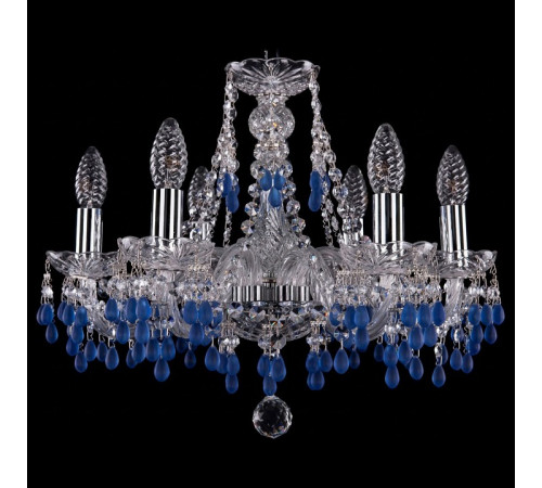 Подвесная люстра Bohemia Ivele Crystal 1410/6/160 Ni V3001 M731